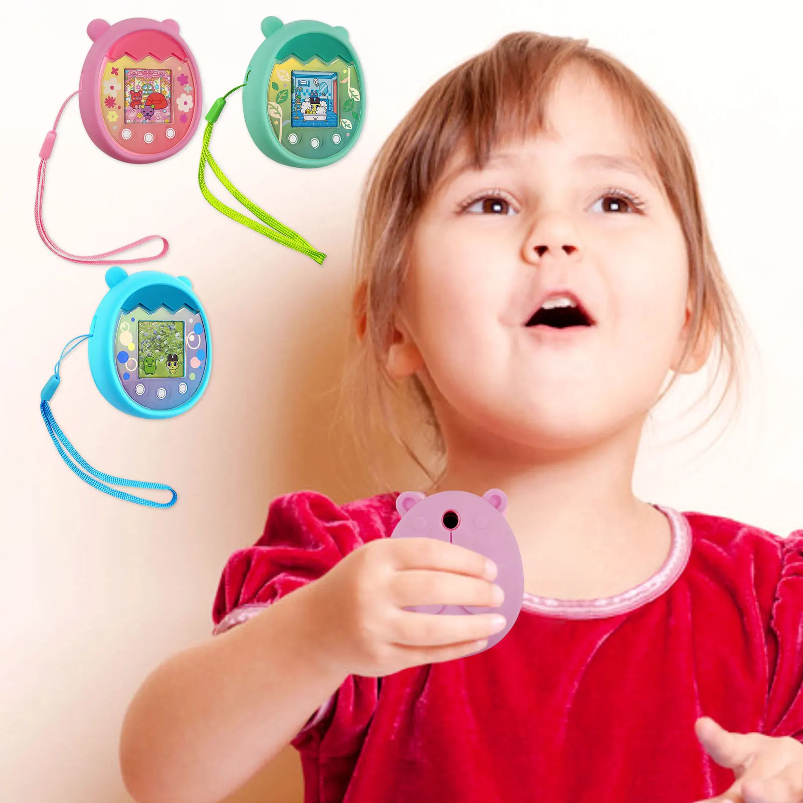 

Electronic Pet Machine Silicone Cover Case For Tamagotchis Pix Virtual Electronic Digital Pets Machine Protector Waterproof Case