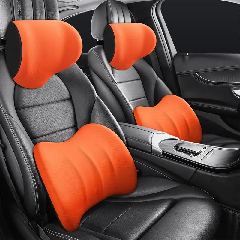 Appui-tête et coussin lombaire ergonomiques pour siège de voiture