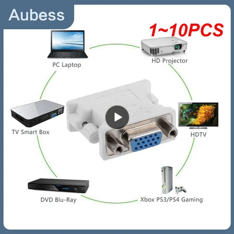 

Износостойкий простой компьютерный удобный Интеллектуальный практичный адаптер для видео, 1 ~ 10 шт., маленький разъем, бытовая электроника