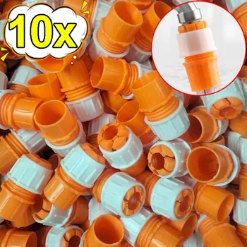 10/1pcs Garden Hose Quick Connector Threaded Hose Pipe Adapter For Garden Tubing Drip Irrigation Watering System Faucet Extender