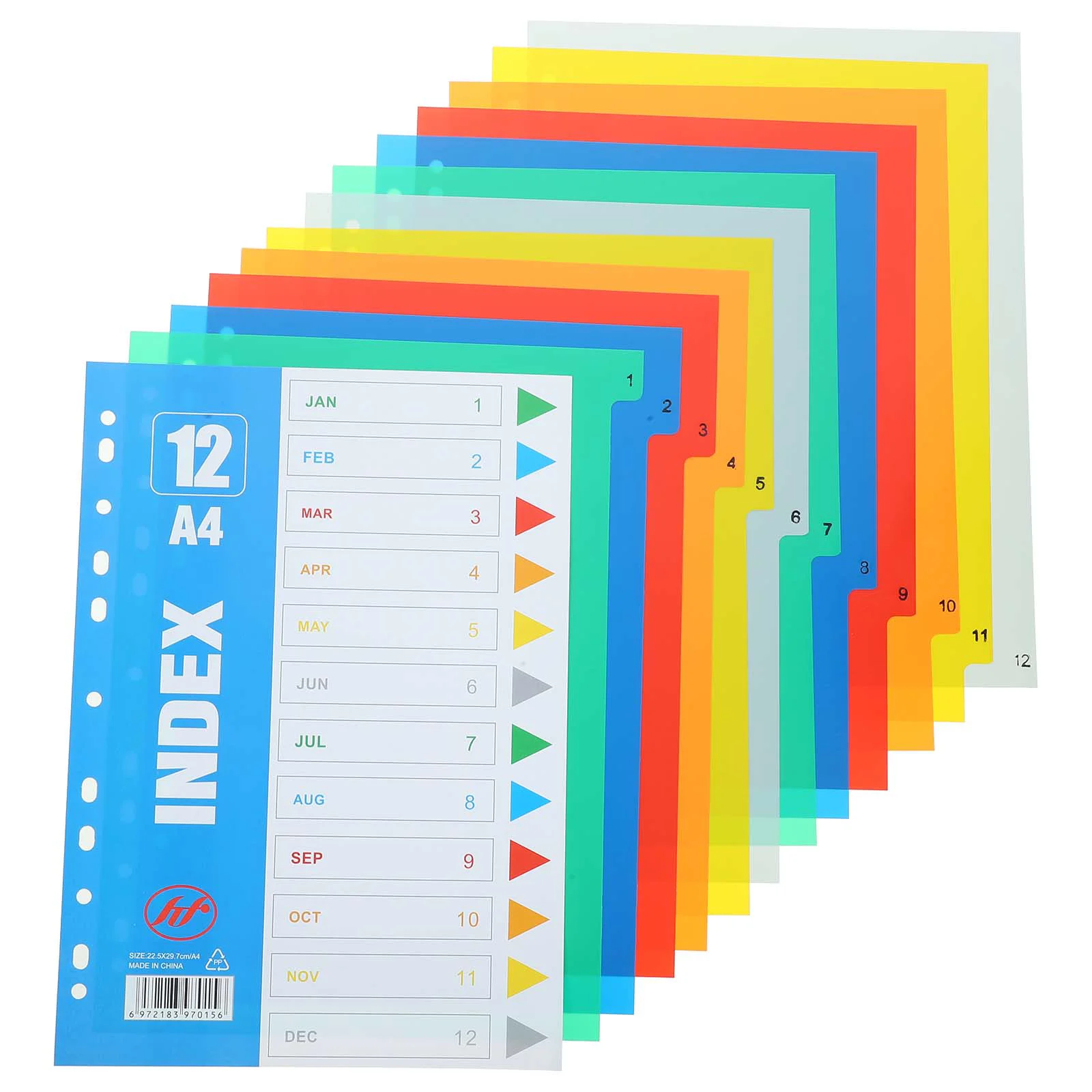 

Binder Dividers Household Notebook Dividers Household Binder Tabs Office Tab Dividers Book Accessory (Number 1-12)