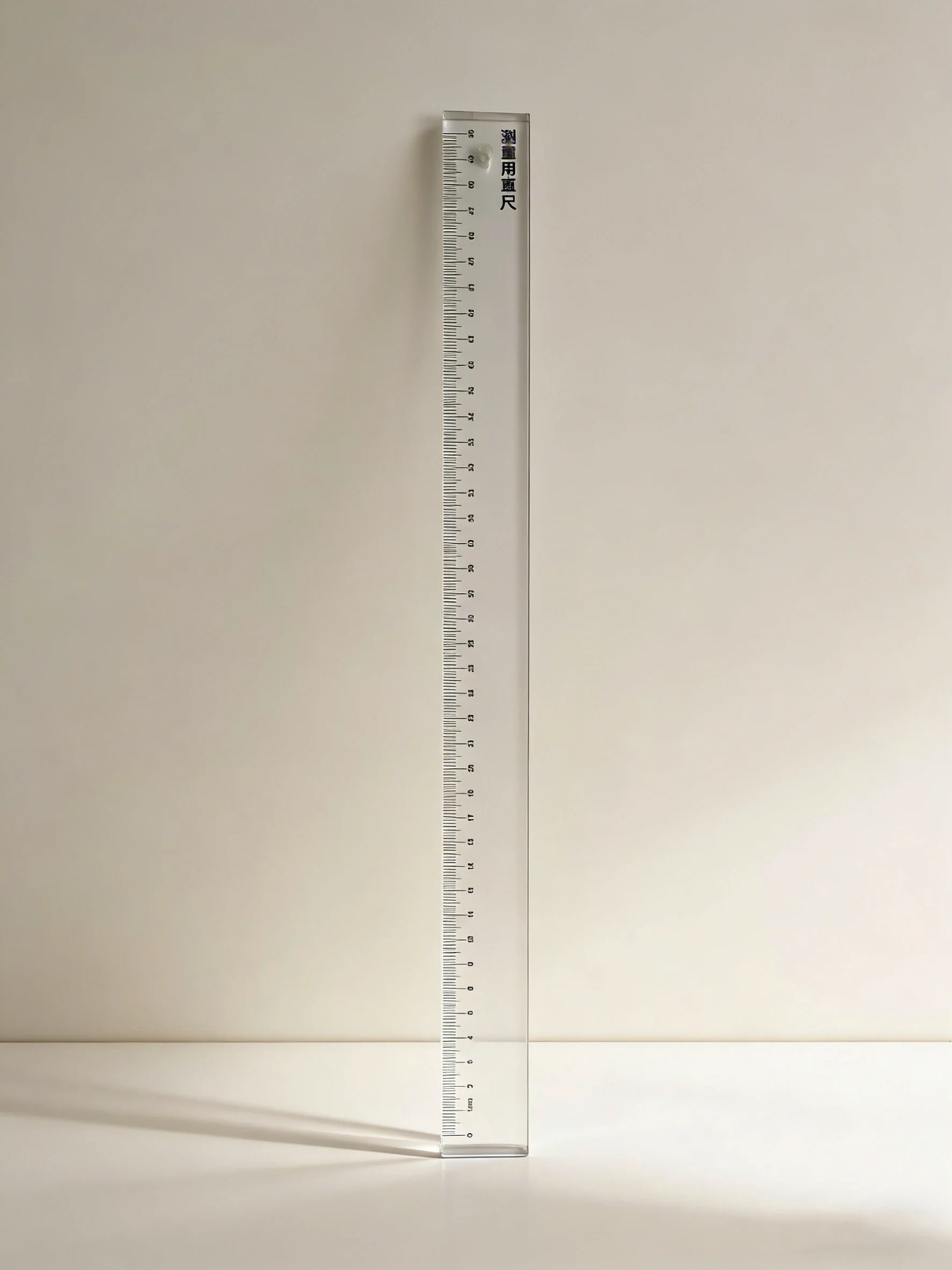 두꺼운 투명 자와 종이무게가 있는 자 |   다목적 측정 및 절단 가이드 |   투명 공예용 자