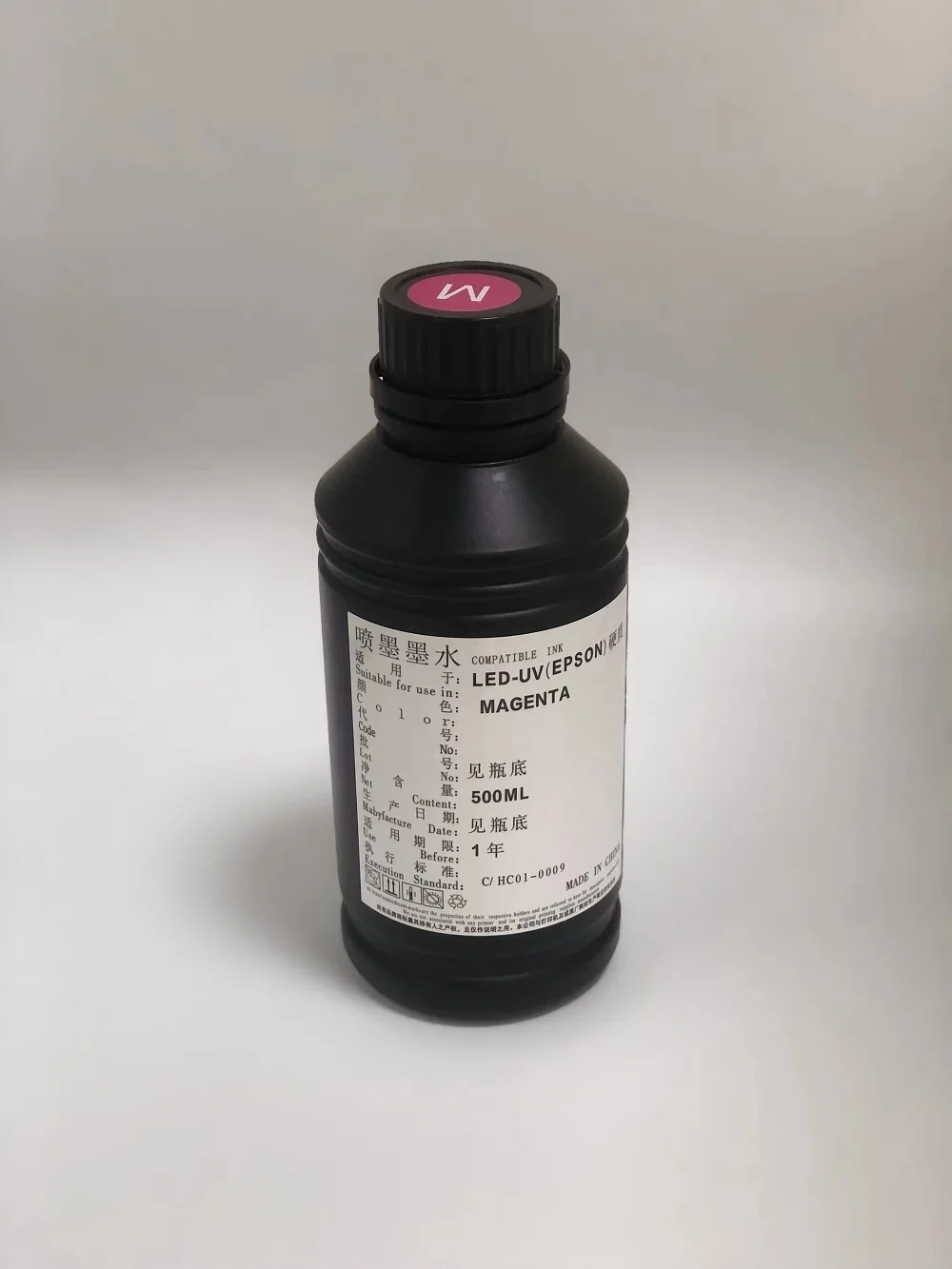 500ml UV ink for Epson xp600 tx800 i1600 i3200 4720 L1800 L1850 1390 UV Curing LED ink for Flatbed DTF Wall Printers