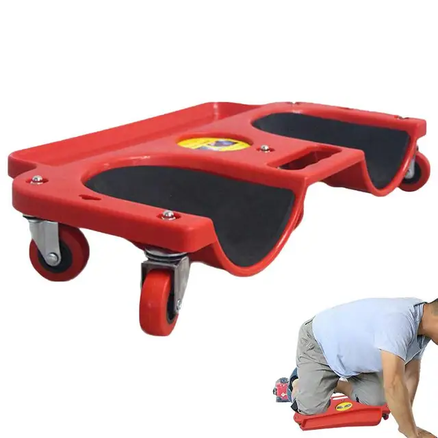 Gördülő Térdpárnák Védelmező Univerzális Kerék Térdvédő Pad Henger Ülés Öt Forgógörgővel Mászó Térdpárna - Image 4