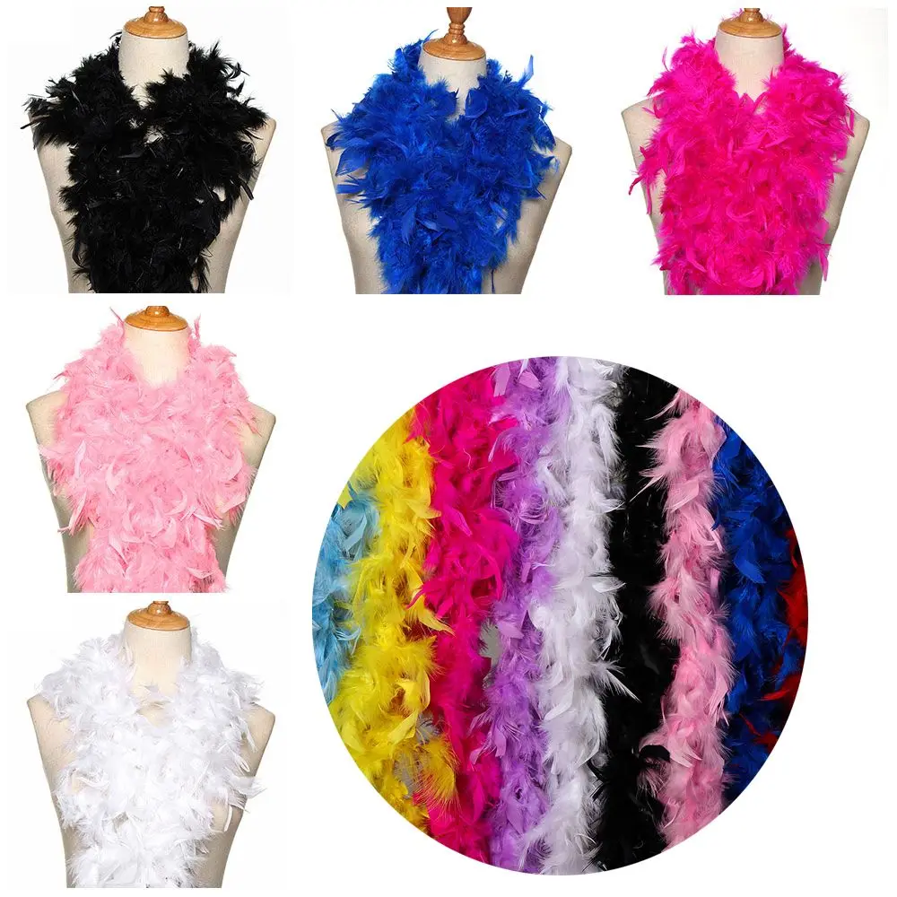 Description Picture 2 of item2M Feather Boa Strip Fluffy Craft Costume Fancy Dress Wedding Party Decoration Apparel Sewing & Fabric