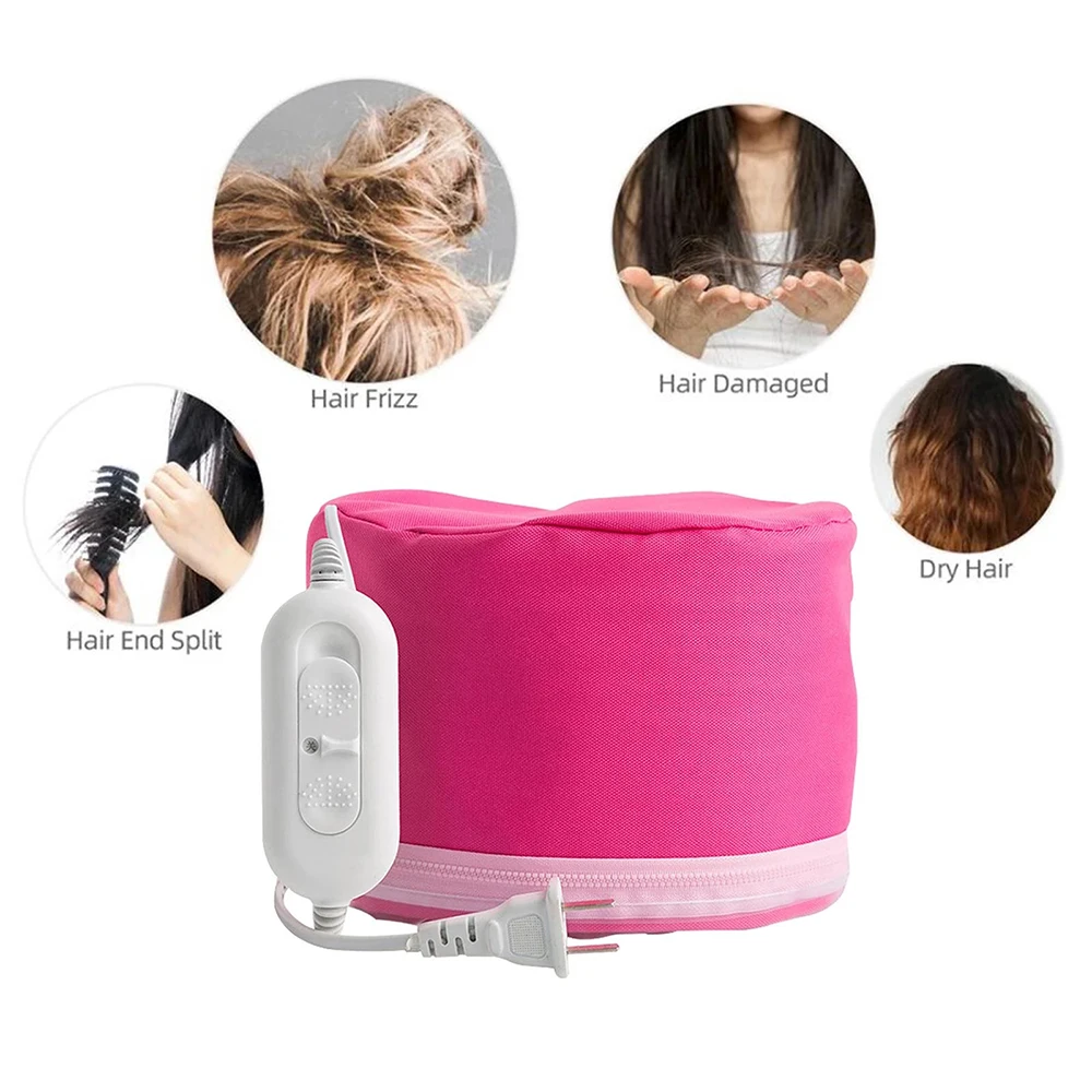 Adjustable Heating Hair Cap Electric Hair Cap Hat Salon Thermal Treatment SPA Nourishing Care Styling Spa Home Salon Tool