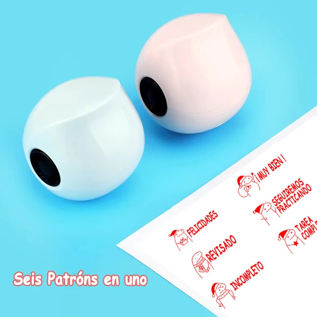 Timbri Maestre Per Bambini - 6 Pezzi Con Faccine Per Incoraggiamento E Lode - Foto 7