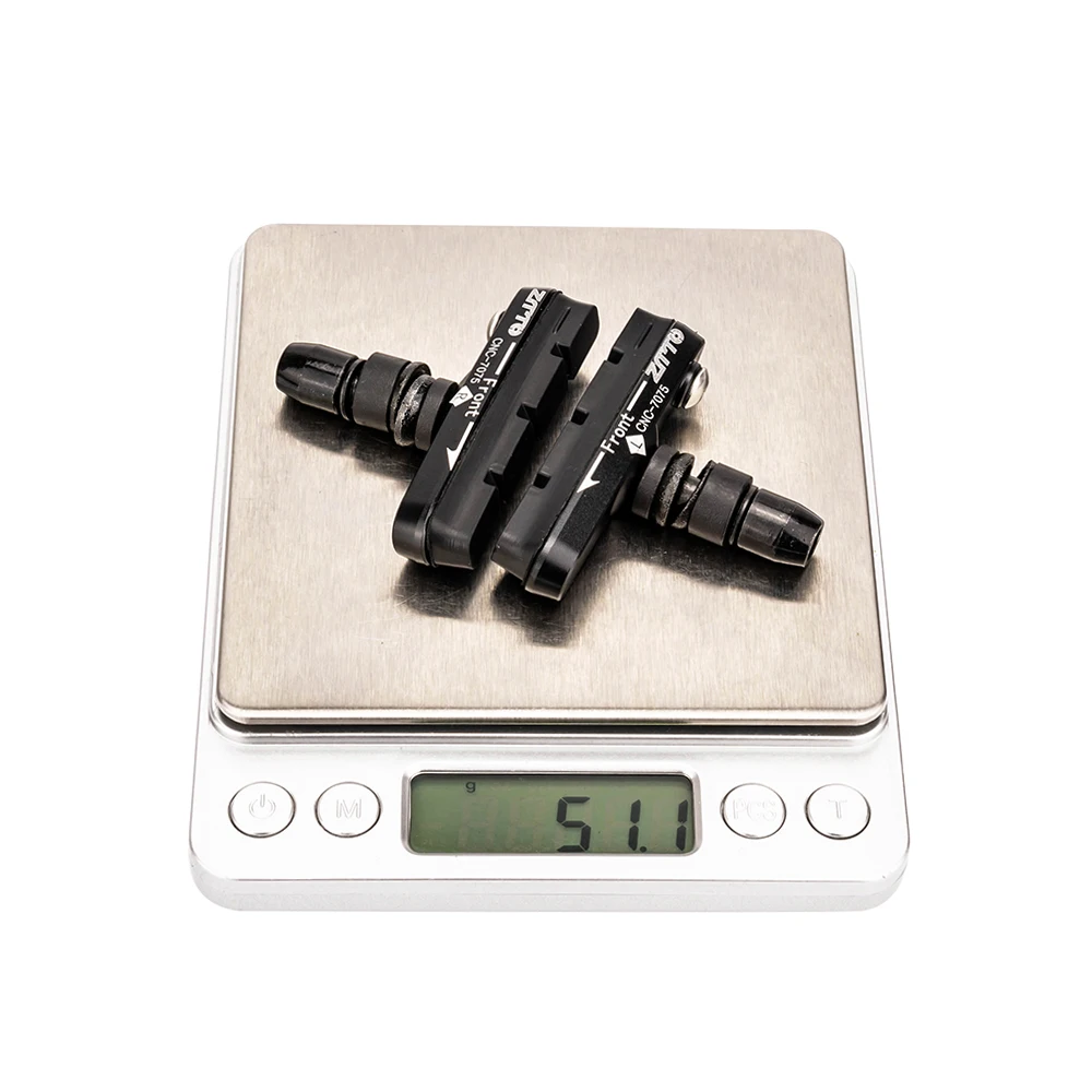 ZTTO Folding Bike Brake Pads, Wear Resistant Rubber Shoes Bicycle V Brake Shoes Pads Aluminum Alloy For BMX 14 16 18 20 Inch Rims - Image 6
