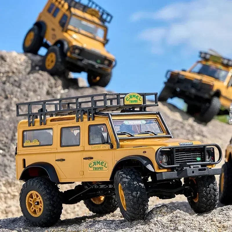 Fms Fcx24m 1:24 Camel Cup Simulation Defender 90/110 First Generation Range Rover Discovery Climbing Off Road Vehicle Gift 2