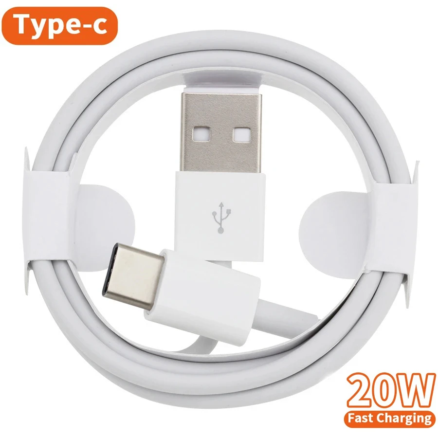 USB A to USB C Cable For iPhone iPhone 15 Plus Pro Max iPad Pro Air Samsung S23 Fast Charging USB C Data Cord USB Type C Cable
