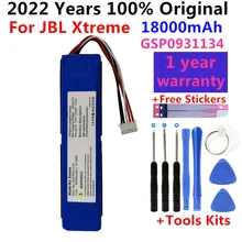 2022 100% Original New 18000mAh 37.0Wh battery for JBL xtreme1 extreme Xtreme 1 GSP0931134 Batterie tracking number with tools