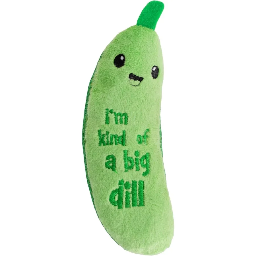 Catnip Crunchy Pickle Kicker Plush Toy