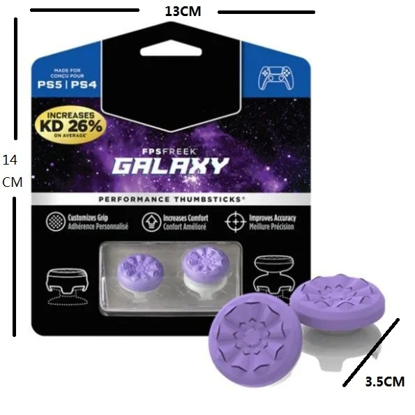 Freek Galaxy FPS For PS4 High-Rise Analog Stick PS5 Joystick Controller Performance Command Stick Game Silicone Cap view 2