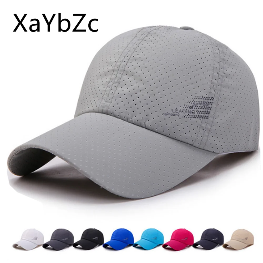 Chapeau de pêche de Golf à séchage rapide pour hommes et femmes, chapeau de soleil d'été en plein air, casquette de Baseball unisexe réglable_voghion.com