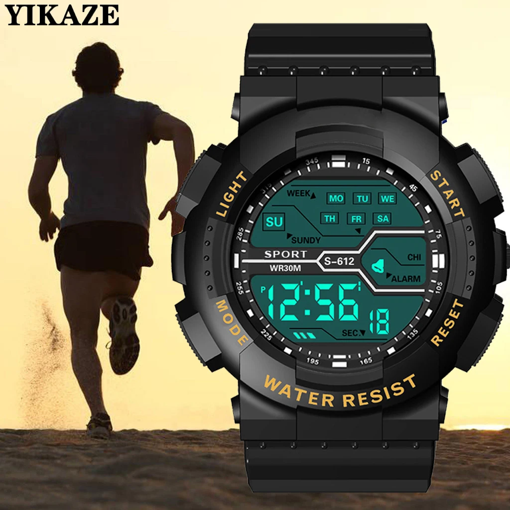 MAYZHISU Sports Watch for Men Multifunction Outdoor Electronic Watch Kids Student Military LED Digital Wristwatches Men's Clock 3