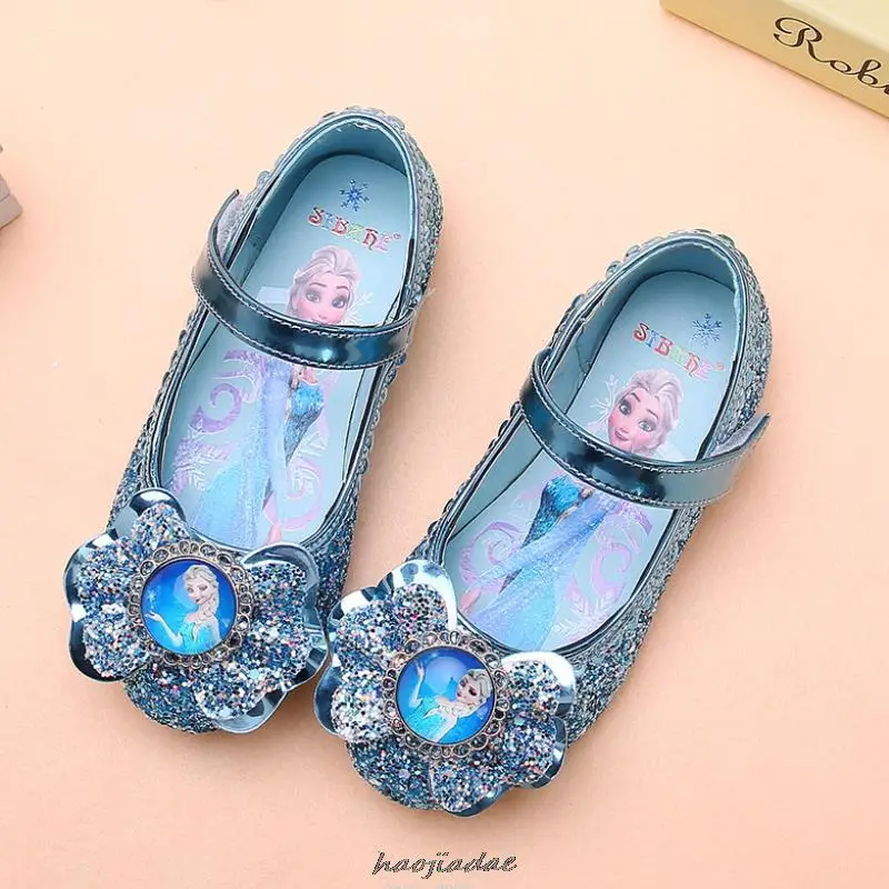 New Spring Autumn Girls Children's Flat Shoes Bow Princess Shoes Kids Leather Kids Soft Casual Outdoor Single