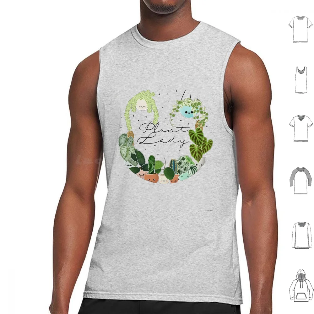 

Женские майки с принтом растений, хлопковые комнатные растения Kuwaii, милые растения для леди, растения для мамы, Домашние Растения