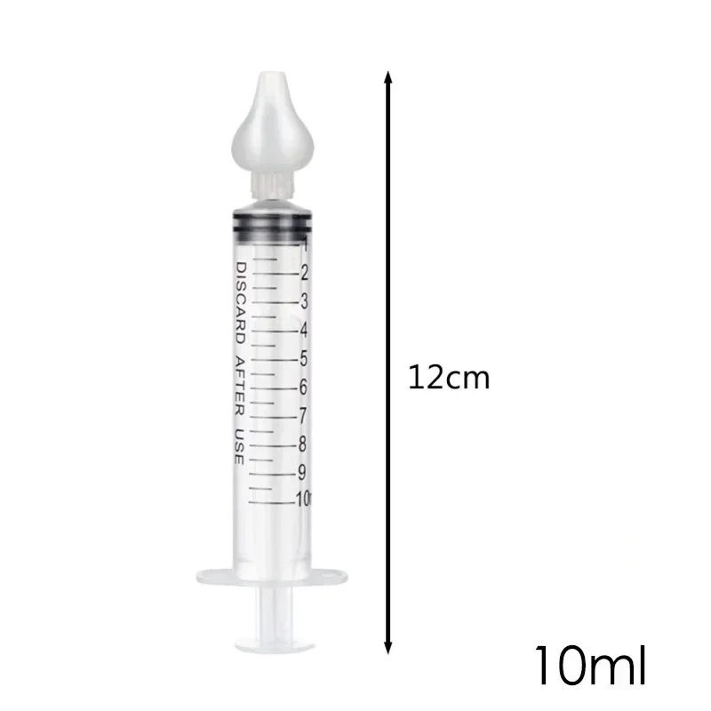 Nasal Aspirator-1/2Pcs Needle Tube Baby Nasal Aspirator Syringe Nose Cleaner Rhinitis Nasal Washer for Children