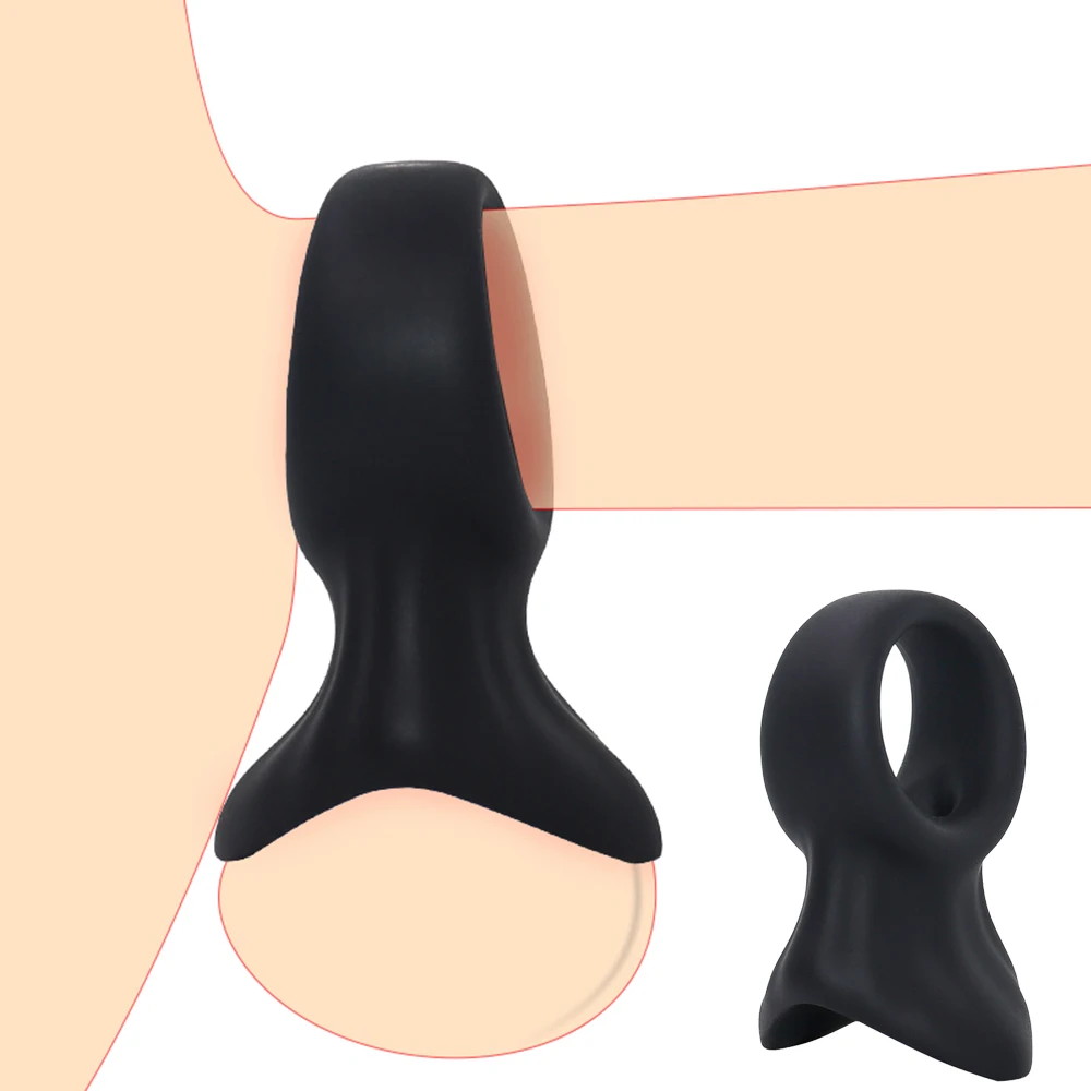 Anello di bondage per scroto riutilizzabile blocco testicolare_voghion.com