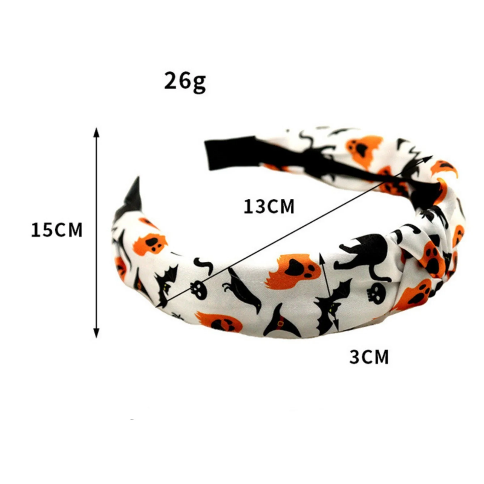 1PC  Halloween Headbands Set, Pumpkin/Ghost/Cat Patterns, Festive Hair Accessories For Costume Parties