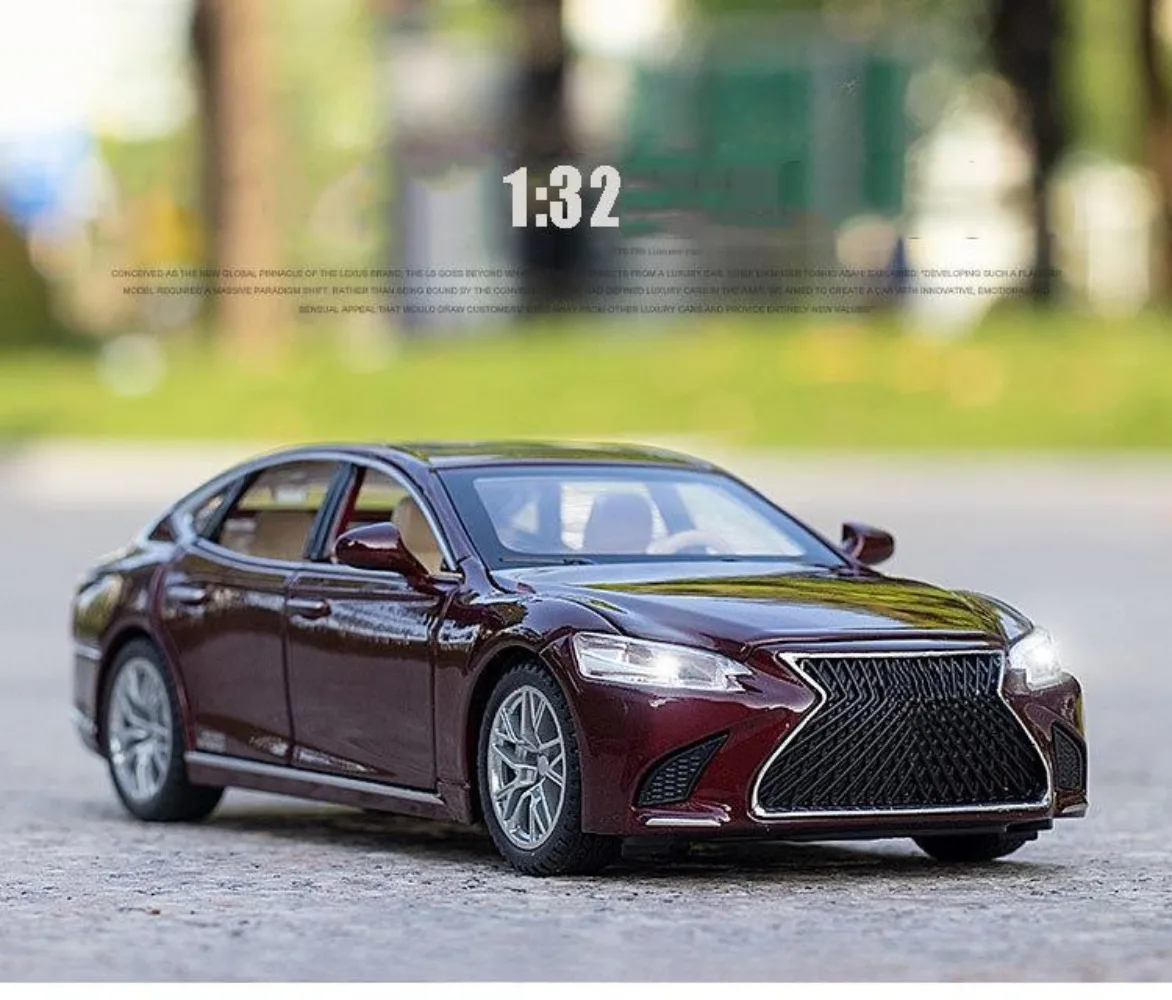 レクサスLS500h ミニカー 1/32 Lexus LS500H Alloy Car Toy Model Diecast Sound Light Pull