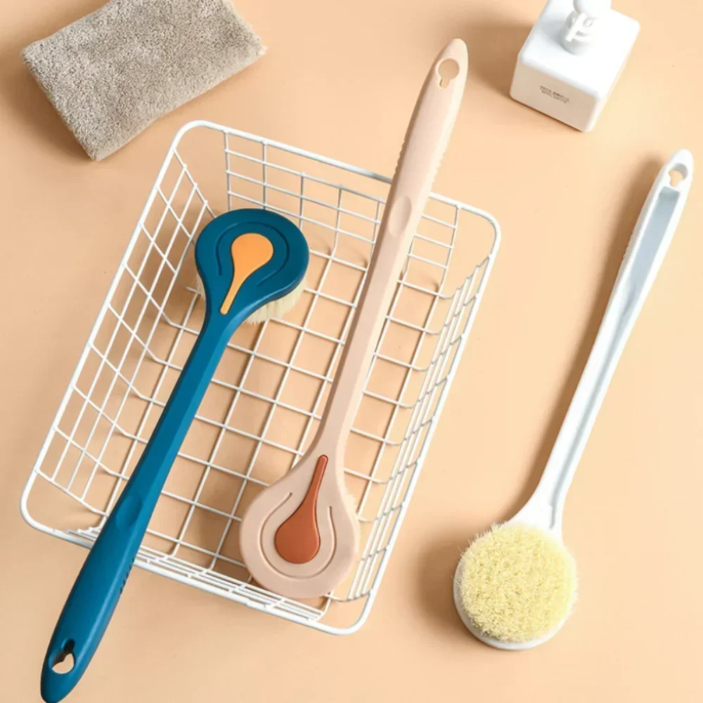 Long Handle Bath Brush Back Body Scrubber for Shower Exfoliation Body Care Massage Back Scrubber Shower Brush Bathing Tools 5