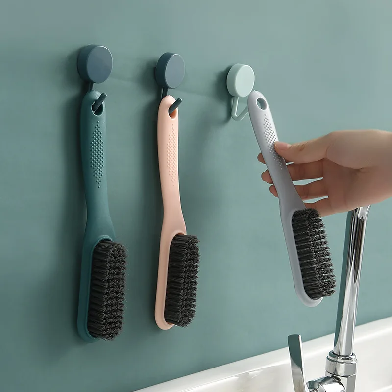 Household Shoe Brush, Laundry Brush, Soft Bristled Brush, Non Damaging Shoe and Clothing Cleaning, Shoe Washing Brush, Long Hand 3