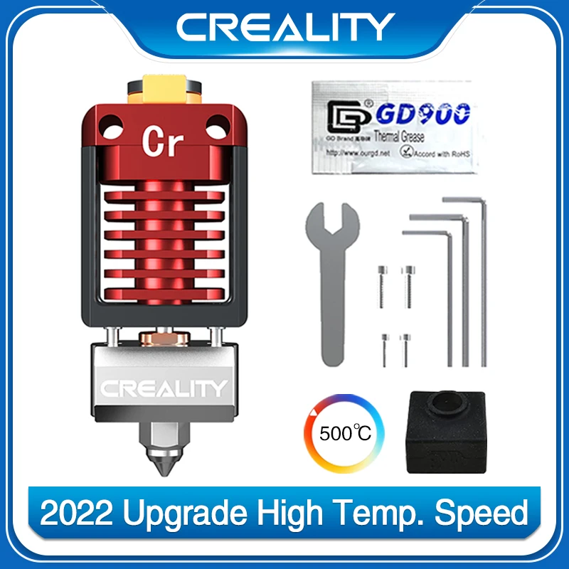Creality 2022 Upgrade Spider High Temperature 300℃ Hotend Fit Fast Dissipation For Ender-3/Ender-3Pro/Ender-3 V2/Ender-6 CR-10