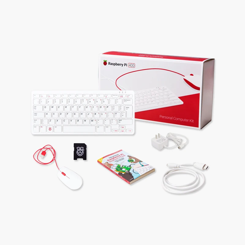 Kit Per Computer Personale Con Tastiera Raspberry Pi 400 Processore Quad-Core A 64 Bit 4Gb Di Ram Pc Completo Con Riproduzione Video 4K