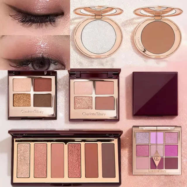 Charlotte Tilbury Hollywood Flawless Liquid Highlighter, hydratant pour la peau, palette de luxe, finitions satinées mates, scintillantes et métalliques 1