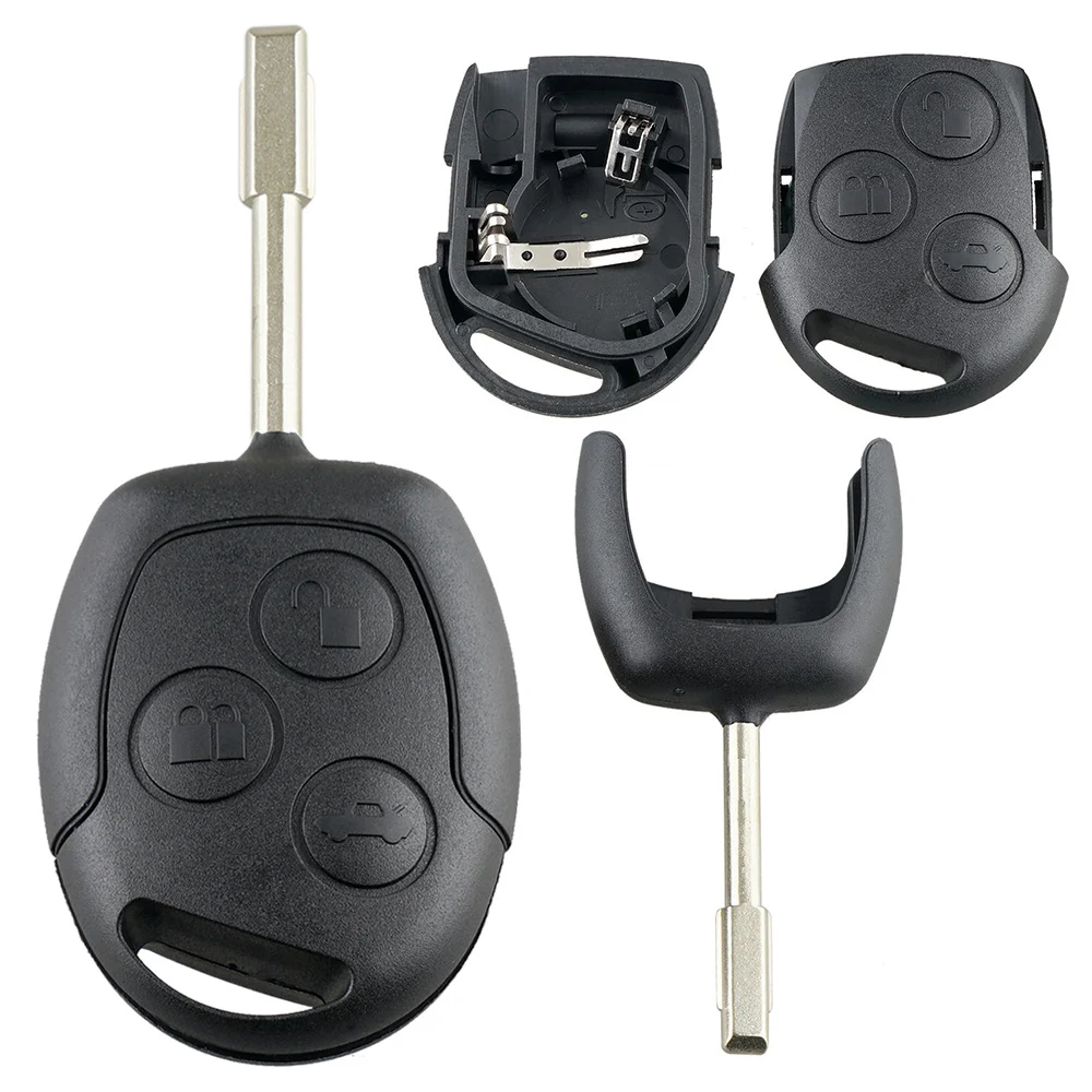 Remote Key FOB Shell with FO21 Blade Fit for Ford Mondeo Fiesta Focus KA Tra-nsit