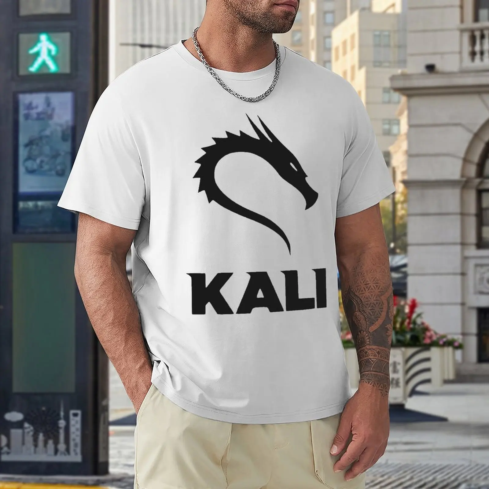 Kali Linux Essential For Sale T-Shirt Harajuku Motion Geeky T-Shirt Divertente Graphic Aactivity Competition Eur Size