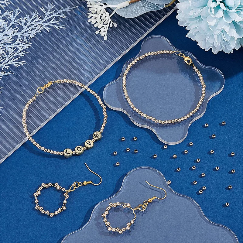 Rose Gold & Black Stainless Steel Beads
