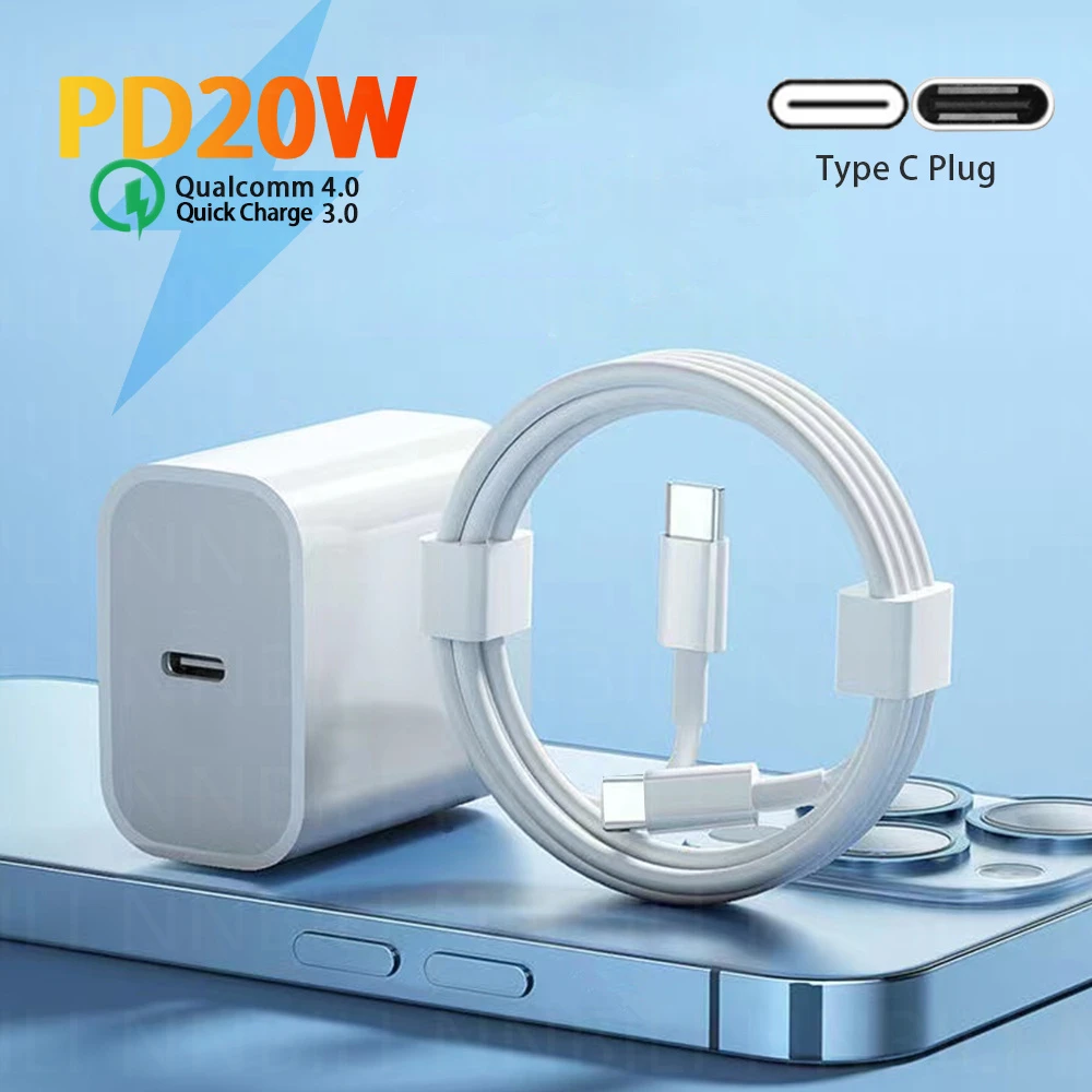 20w 18w Pd Usb C Charger For Iphone 13 12 Pro Max 11 Xs Xr Mini Fast