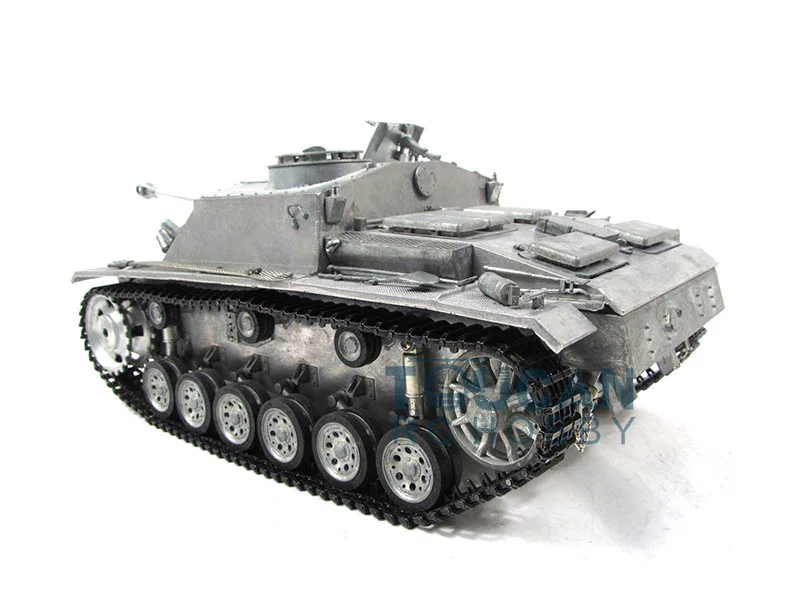 Metal Model Mato 1/16 Scale Stug III KIT RTR RC Tank Infrare Barrel Recoil Metal Color 1226 Toys TH00665 3