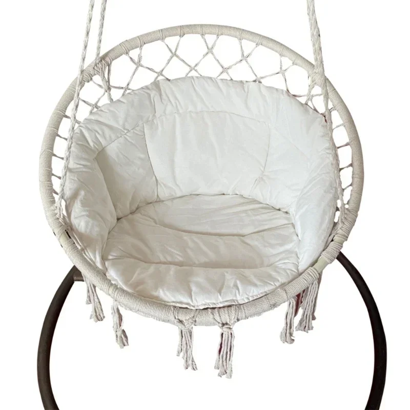 

Yoga Seat For Hammock With Pads Hanging Cushion Chair Cushions Macrame Swing Sofa Tassels