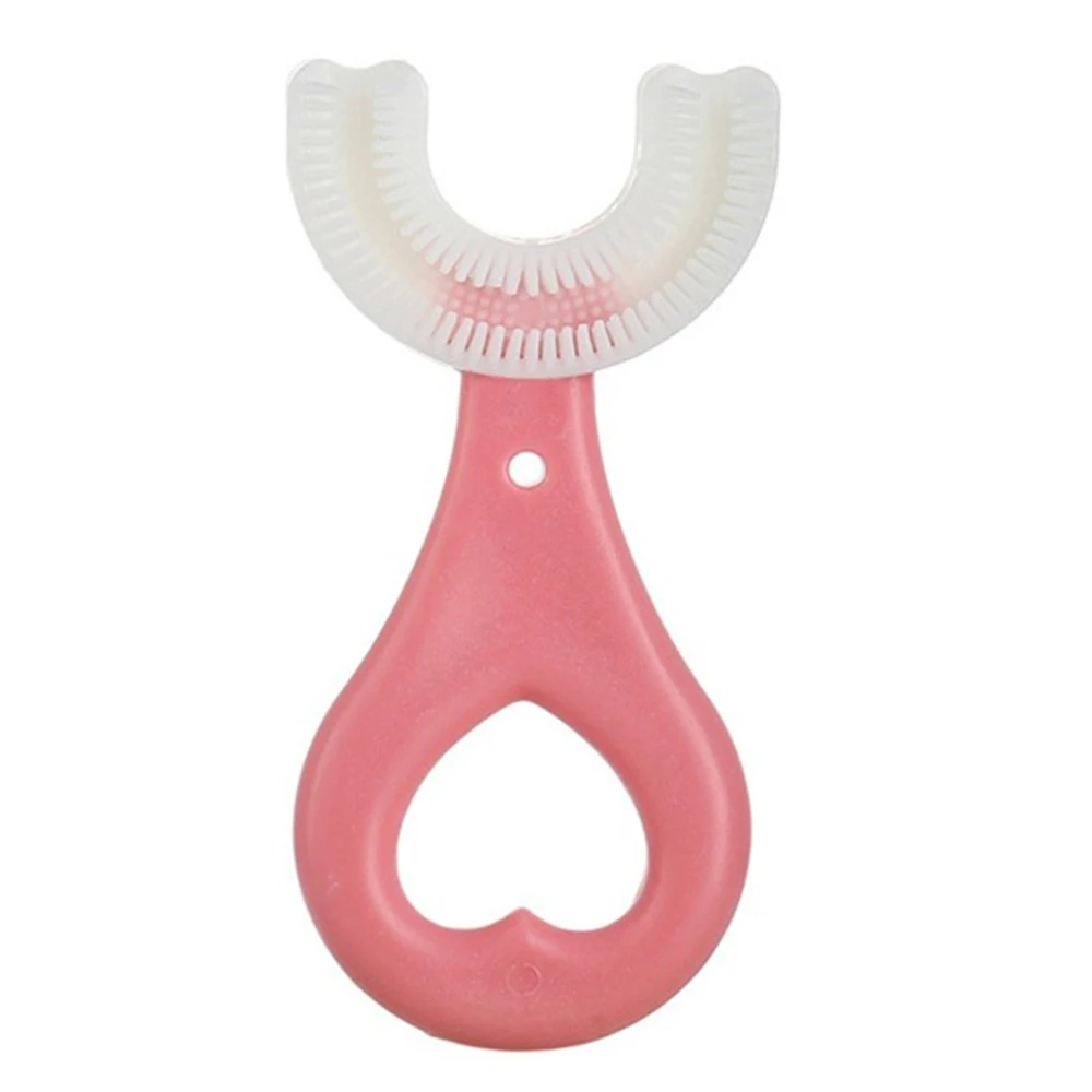 Toothbrush Children 360 Degree U-shaped Child Toothbrush Teethers Brush Silicone Kids Teeth Oral Care Cleaning 18 Toothbrush Children 360 Degree U-shaped Child Toothbrush Teethers Brush Silicone Kids Teeth Oral Care Cleaning
