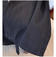 150Kg Plus Size Women's Hip 136 Autumn Street Style Jeans Loose Straight Leg Elastic Waist Denim Pants 7XL 8XL 9XL - Image 5