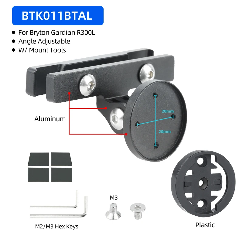 Supporto Universale Fanale Posteriore Bici Qukaim - Compatibile Con Bryton/Garmin/Specialized, Leggero In Nylon - Foto 9