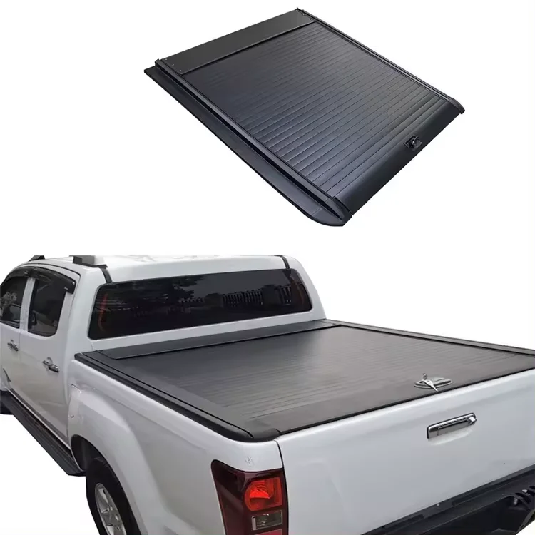 

Pickup Tonneau Cover Roller Shutter Lid Truck Bed Rolling Curtain Push Pull Back Box Cover For Changan Lantup Hunter F70