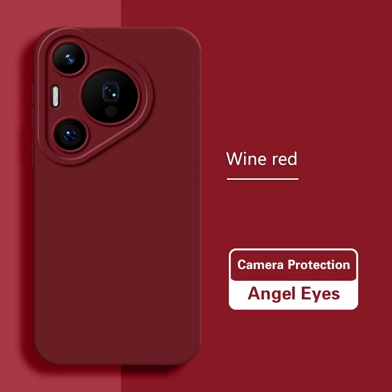 Sleek Soft Matte Silicone Case with Lens Protection – Square Design Back Cover