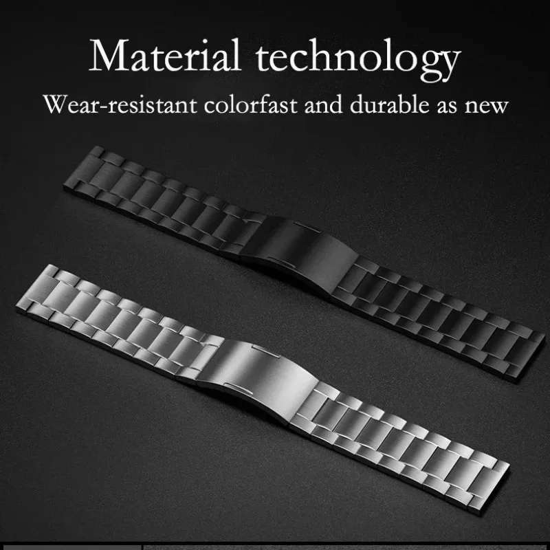 Enhanced Titanium Quick Release Breathable Watch Strap, 20/22mm