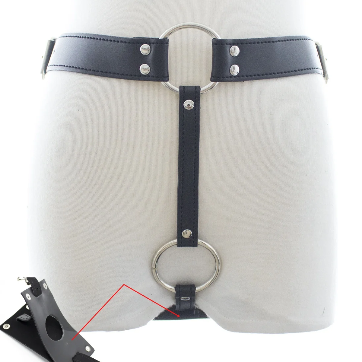 Men Masturbation Sex Toys of Male Chastity Panties Strap-on Thong wiht Silicone Vaginal Anal Plug Dildo Bdsm Toys