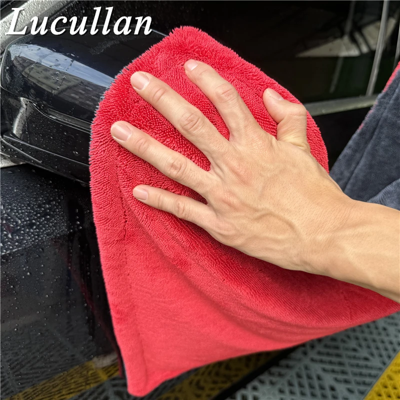 Xtremeauto Asciugamano In Microfibra Per Auto 1400 G/m² - 90x60 Cm, Extra Large, Super Assorbente, Arancione - Per Asciugatura Rapida Senza Graffi