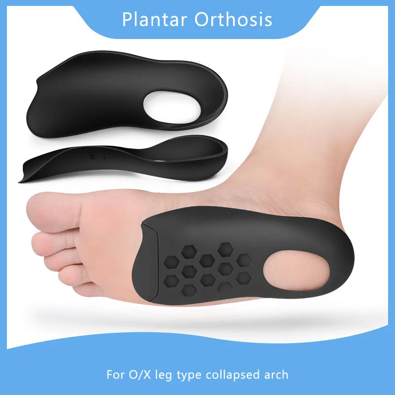 

High quality Plantar Fasciitis heel orthopedic gel Arch flat foot support running insoles for children women men feet