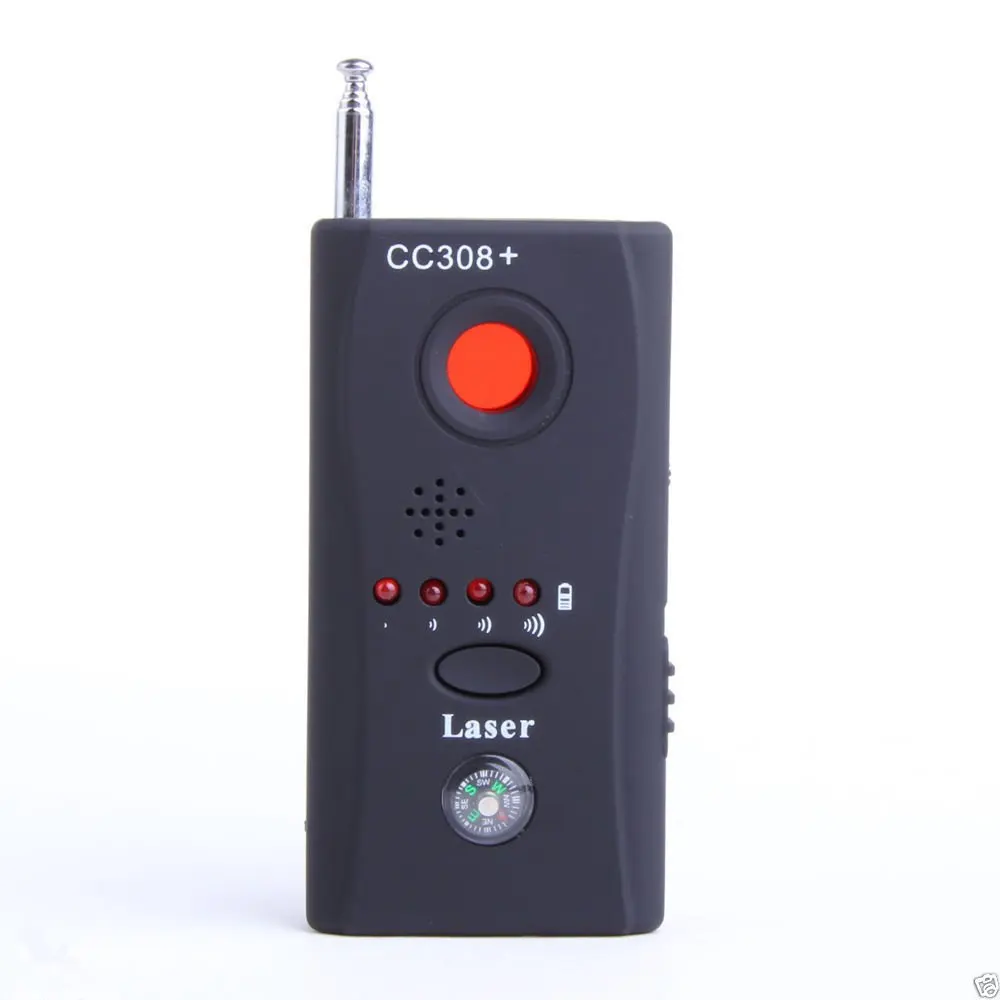 Multi-Function CC308+ Wireless Camera Lens Signal Detector Radio Wave Signal Detect Cameras Full-range WiFi RF GSM Device Finder