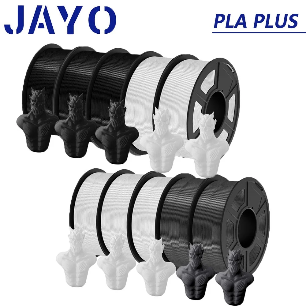thumbnail image 1 of Filamento PLA/PLA Meta/PETG/PLA PLUS/PLA mate para impresora 3D JAYO de 1,75 mm, 10 rollos, materiales de impresión 3D para impresora 3D y bolígrafo 3D, 1 of 5