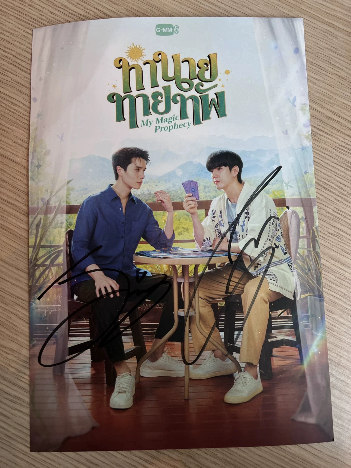 Official Gmmtv Thai Star Jimmy&Sea My Magic Prophecy Photocard