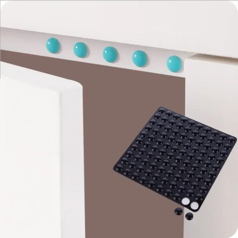 Self-Adhesive Door Stop Rubber Damper Cabinet Bumpers Silicone Furniture Dots Cushion Protective Pads 300/100pcs silicone furniture pads