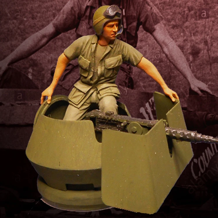 

Модель из смолы 1/35, фигурка солдата GK, M113, командир ACAV, военная тема, несобранный и Неокрашенный комплект